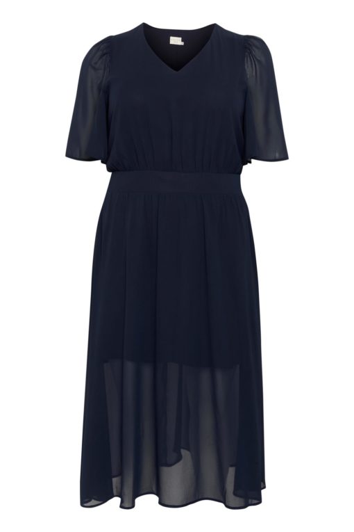 Kaffe Curve KCevi Longi Dress, marineblå