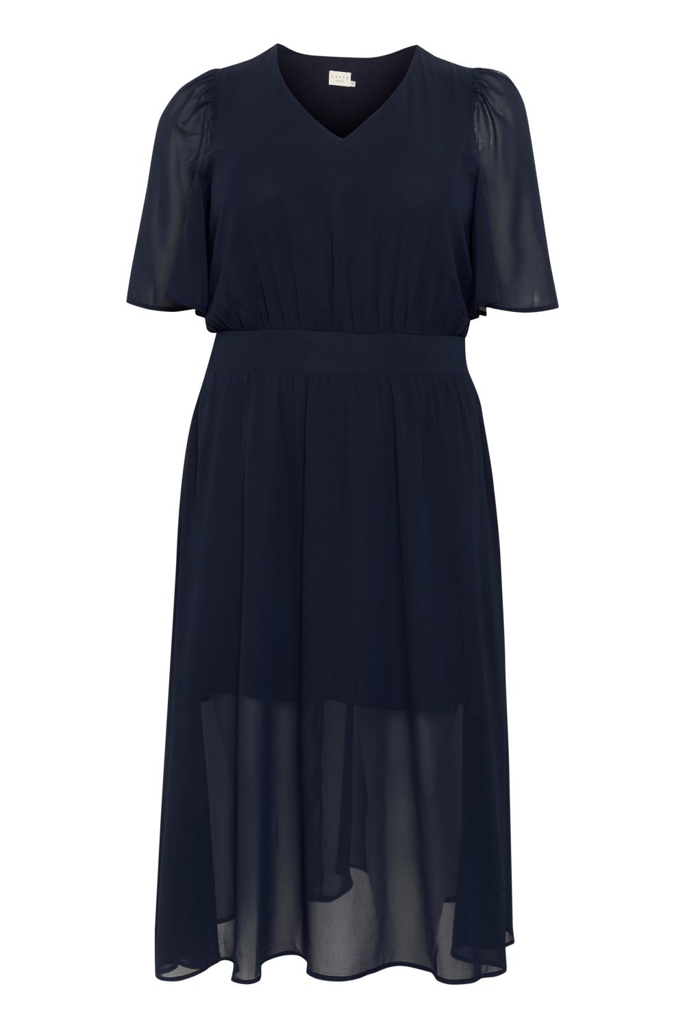 Kaffe Curve KCevi Longi Dress, marineblå