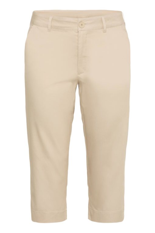 Kaffe Curve KAleana Capri Pants, beige