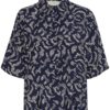 Kaffe KAbarton Shirt, mariblå mønstret