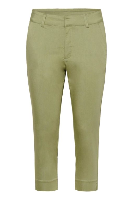 Kaffe KAlea Capri Pants, mosegrønn