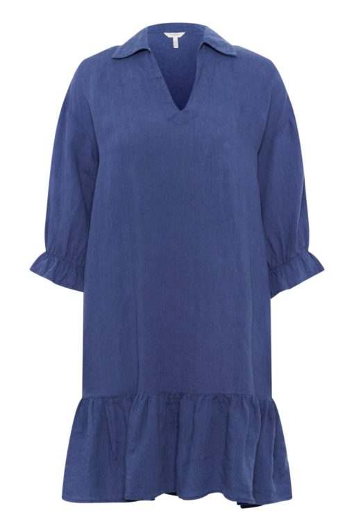 Part Two  Regitze Dress, blå lin