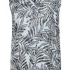 Kaffe Curve KAami Top Printed, blå