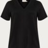 Kaffe Curve KCannita T-shirt, sort