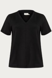 Kaffe Curve KCannita T-shirt, sort