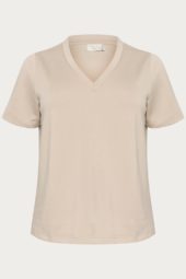 Kaffe Curve KCannita T-shirt, beige