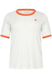 Kaffe Curve KCliana T-shirt, hvit