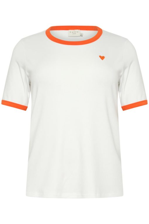 Kaffe Curve KCliana T-shirt, hvit