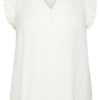 Kaffe Curve KClyana Blouse, offwhite