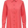 JDY L/S Linen blend loose shirt, lakserosa