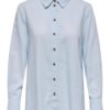JDY Say Linen blend loose shirt, lys blå
