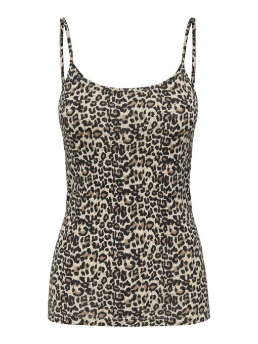 JDY Ava singlet JRS, brun/leo