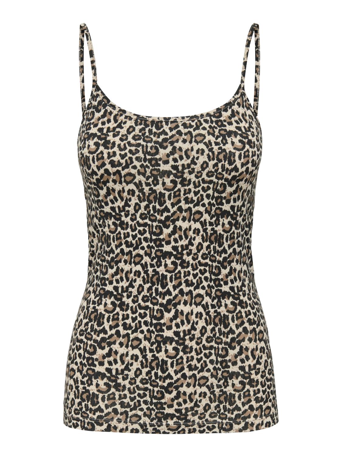 JDY Ava singlet JRS, brun/leo
