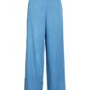 Vila ViBista HW Wide Pants, blå denim