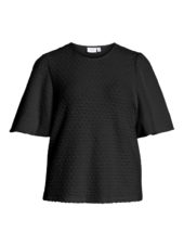 Vila ViHeba O-neck 2/4 Top, sort