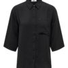 JDY Divya Life 3/4 Loose Shirt, sort