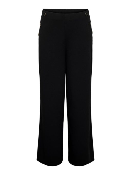 JDY Geggo Life Button Pant, sort