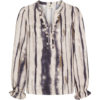 Isay Melba Flounce Blouse, beige