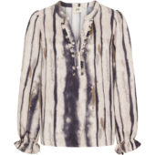 Isay Melba Flounce Blouse, beige