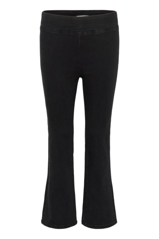 Part Two Nikela Pants, flared jeggings, sort