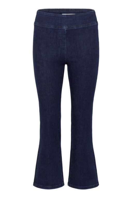 Part Two Nikela Pants, flared jeggings, denimblå