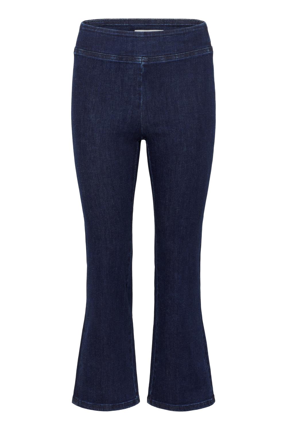 Part Two Nikela Pants, flared jeggings, denimblå