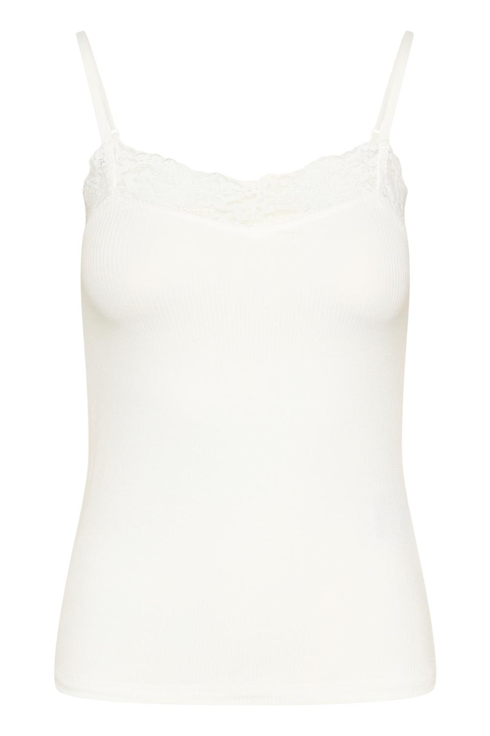 Kaffe KAomi Top, singlett med blonde, offwhite