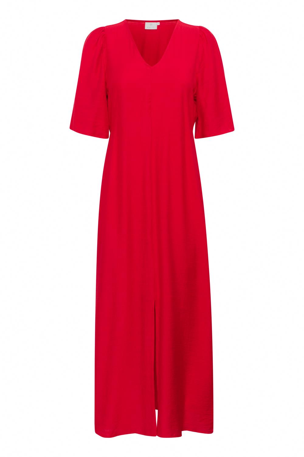 Kaffe KAkateri Maxi Dress, rød