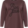 Kaffe Curve KCberla Sweatshirt, burgunder/brun