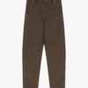 Pleace Carrot Cotton Pants, brun