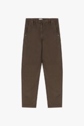 Pleace Carrot Cotton Pants, brun