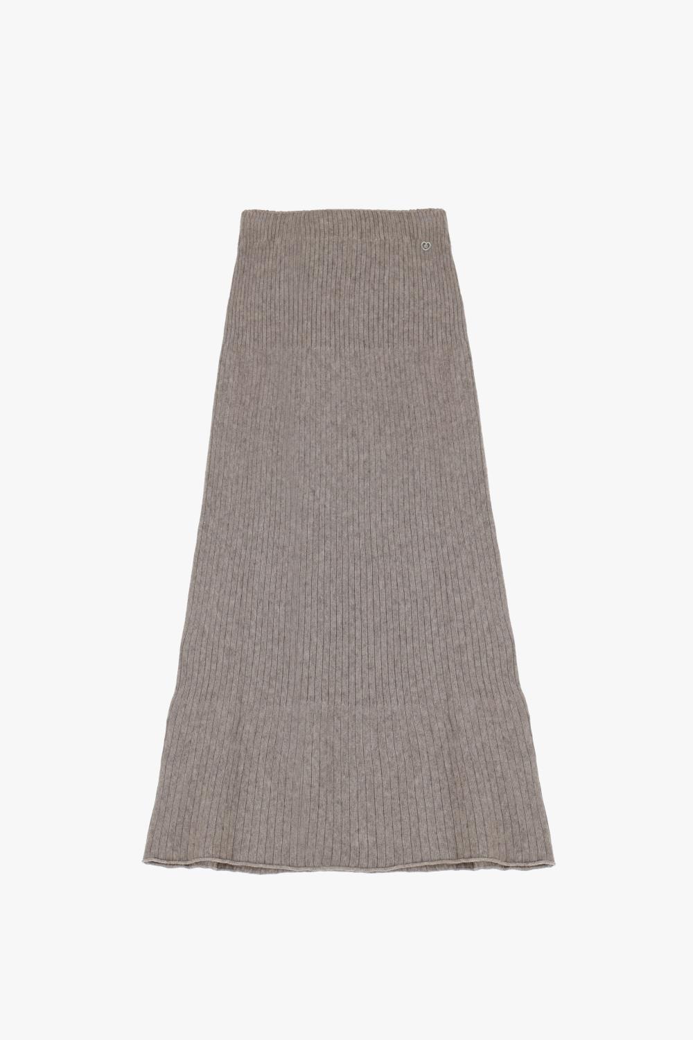 Please Skirt Knitted, beige