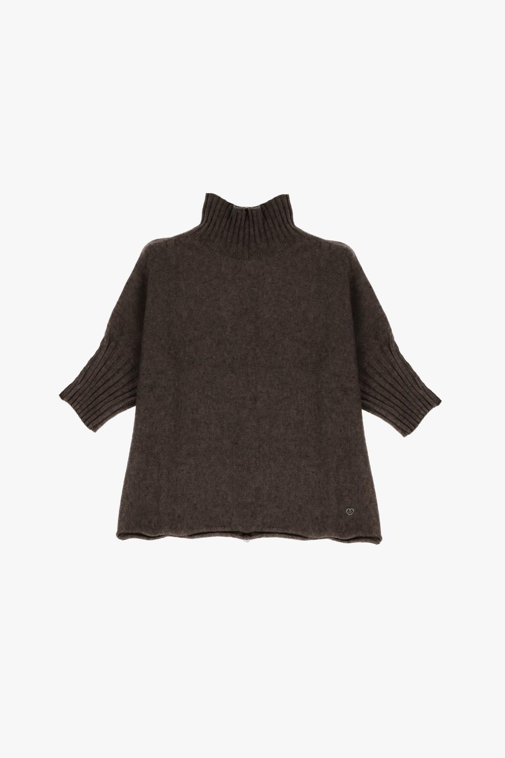 Please Turtleneck Sweat, onesize, brun