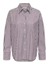 JDY Vesper l/s Loose Shirt, burguner