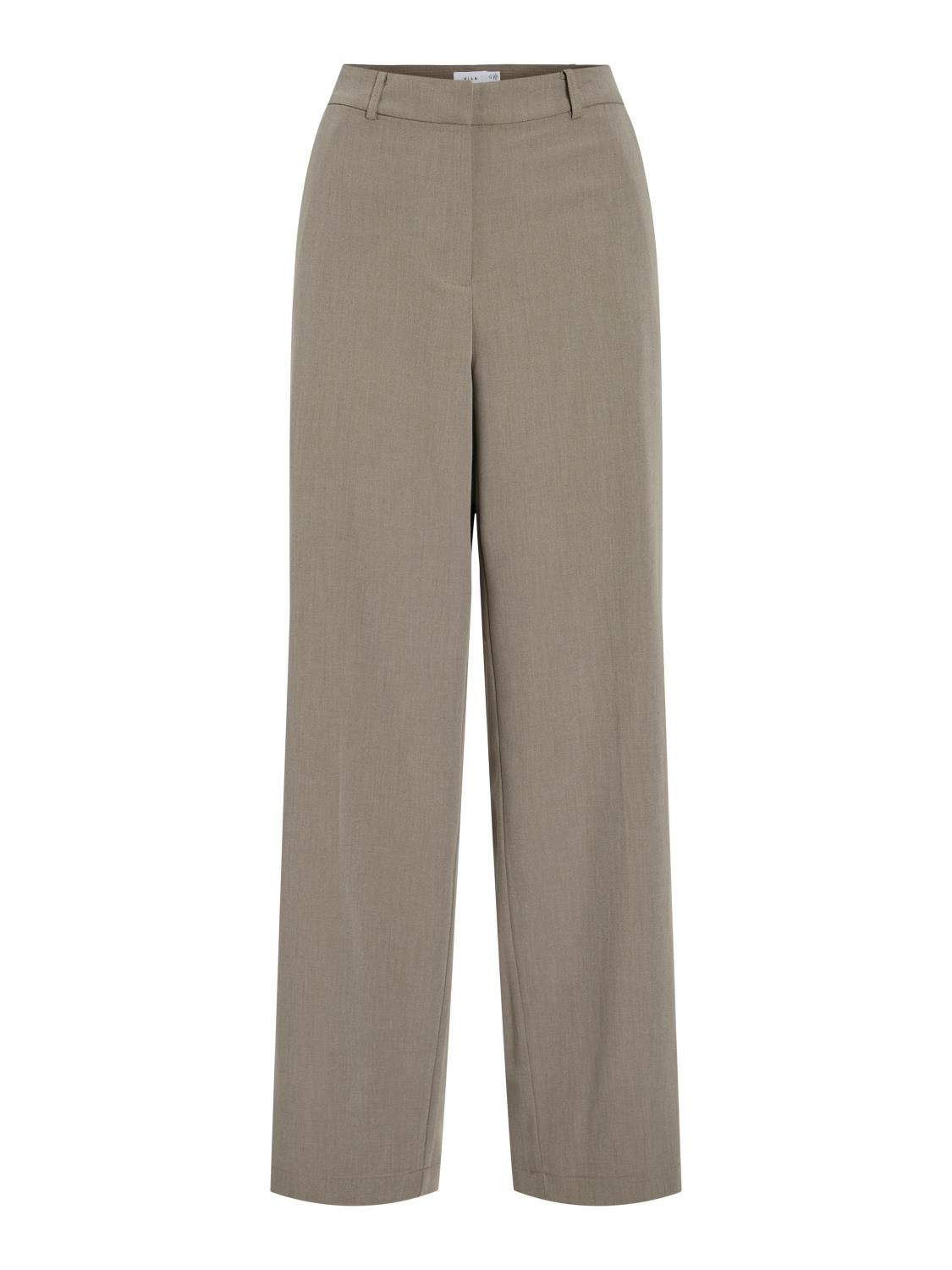 Vila ViSiffe HW Straight Pants, lys brun