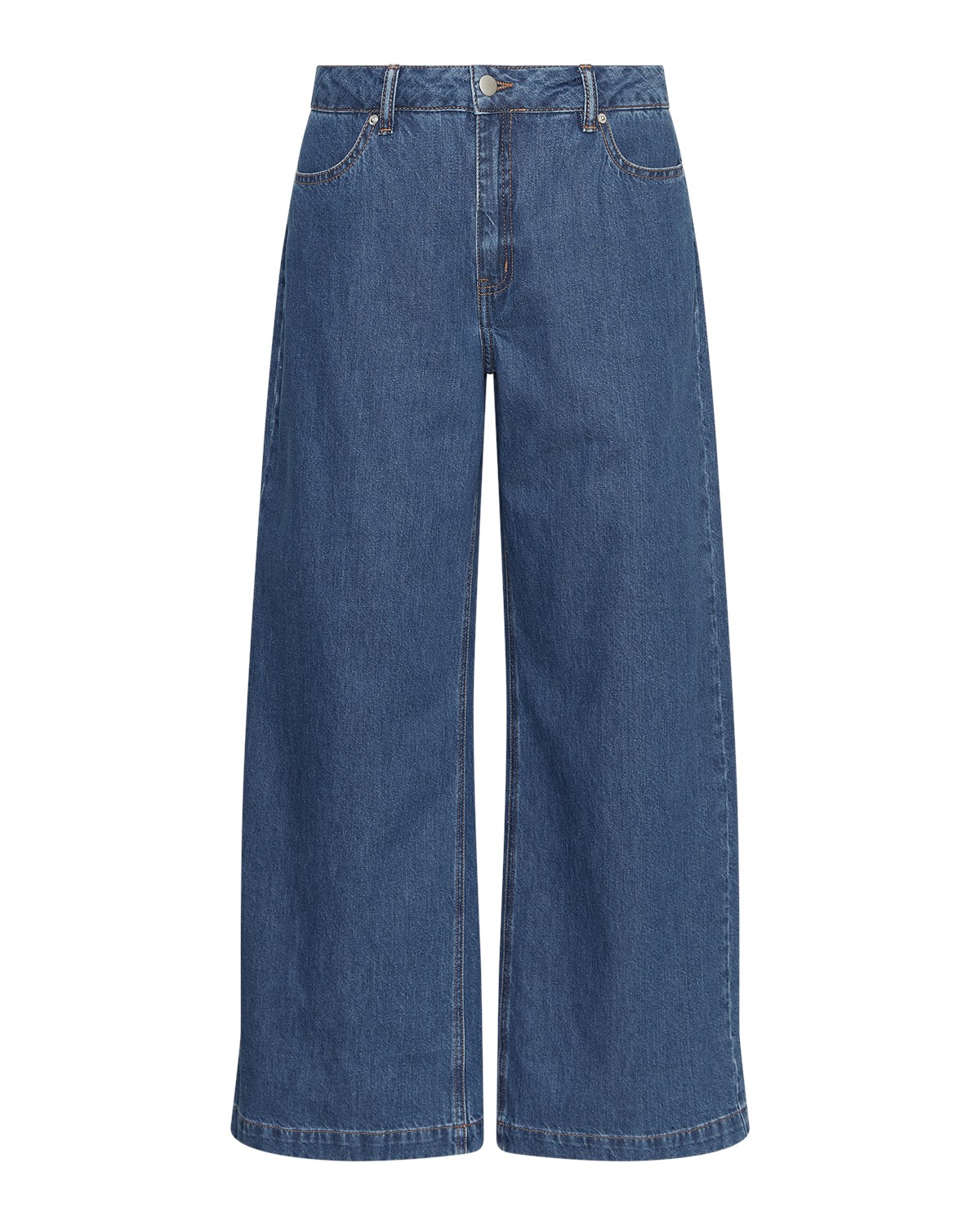MSCH Rylan Elena Pants, wide jeans, denimblå