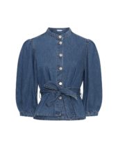 MSCH Rylan Elena 3/4 Shirt, denimblå