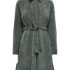 JDY Ulla Ohio L/S Dress, kordfløyel grønn