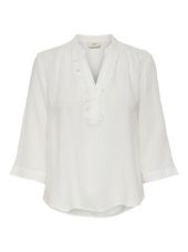 JDY Lucy Life 3/4 Top wvn, hvit