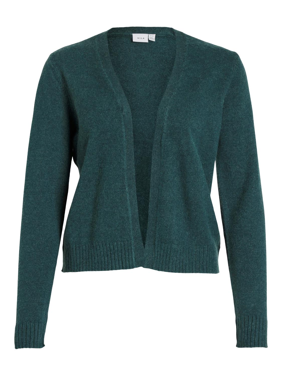 Vila Viril Short L/S Knit Cardigan, grønn