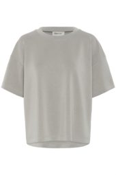 My Essential Wardrobe Helle EMB Boxy Tee, mosegrønn