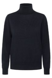 Part Two Sini Pullower, marineblå ull