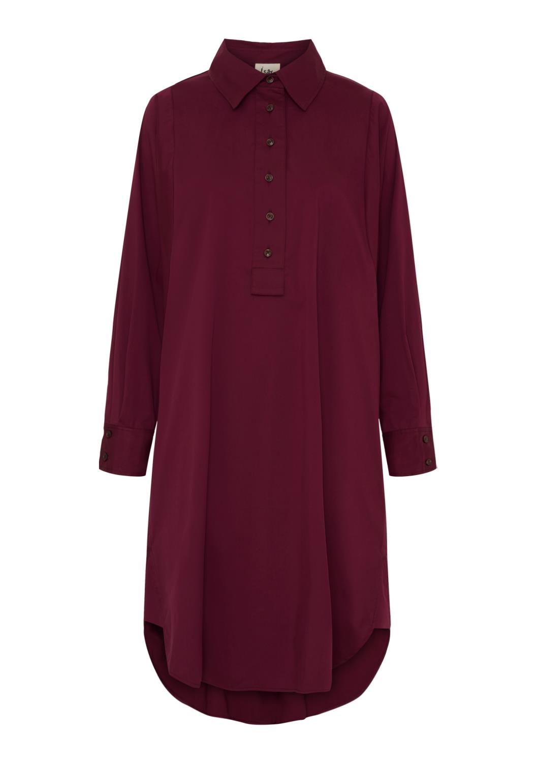Isay Sigga Dress, burgunder