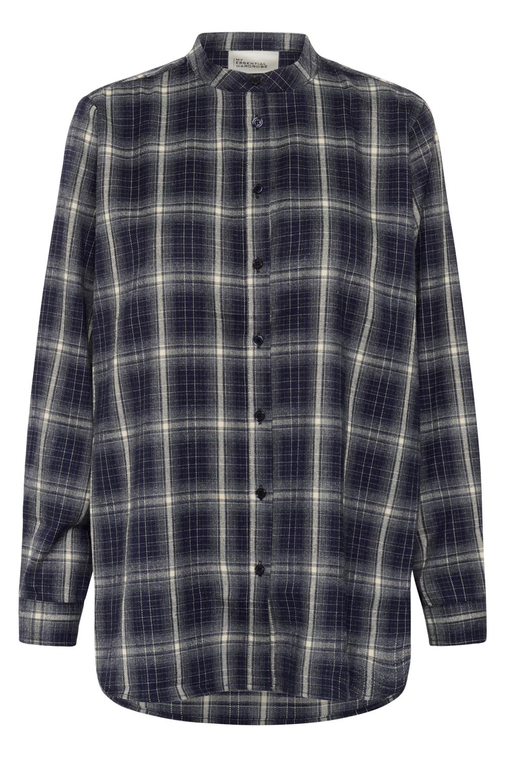My Essential Wardrobe Marly Shirt, blå rutet