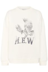 My Essential Wardrobe Diego Eagle Sweat, hvit