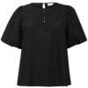 Kaffe Curve KCmelana Blouse, sort