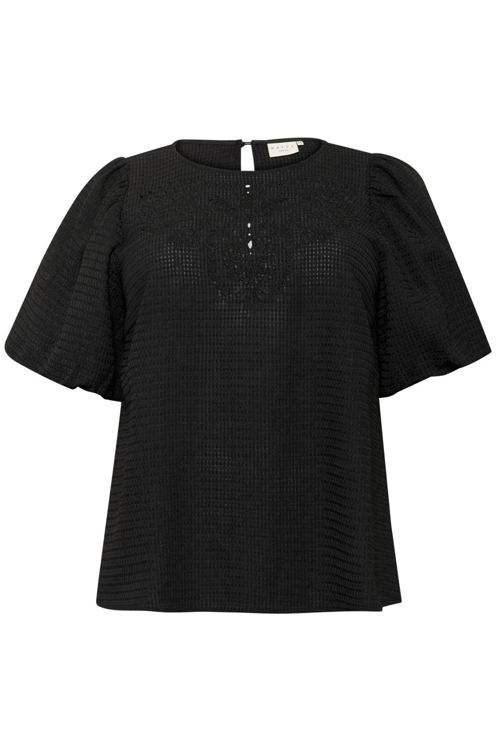 Kaffe Curve KCmelana Blouse, sort