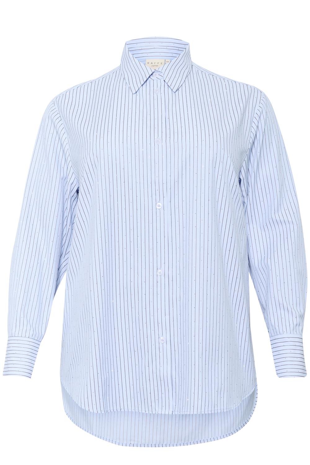 Kaffe Curve KCvicta Shirt, blå stripet