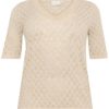 Kaffe Curve KCloura Pullover, beige