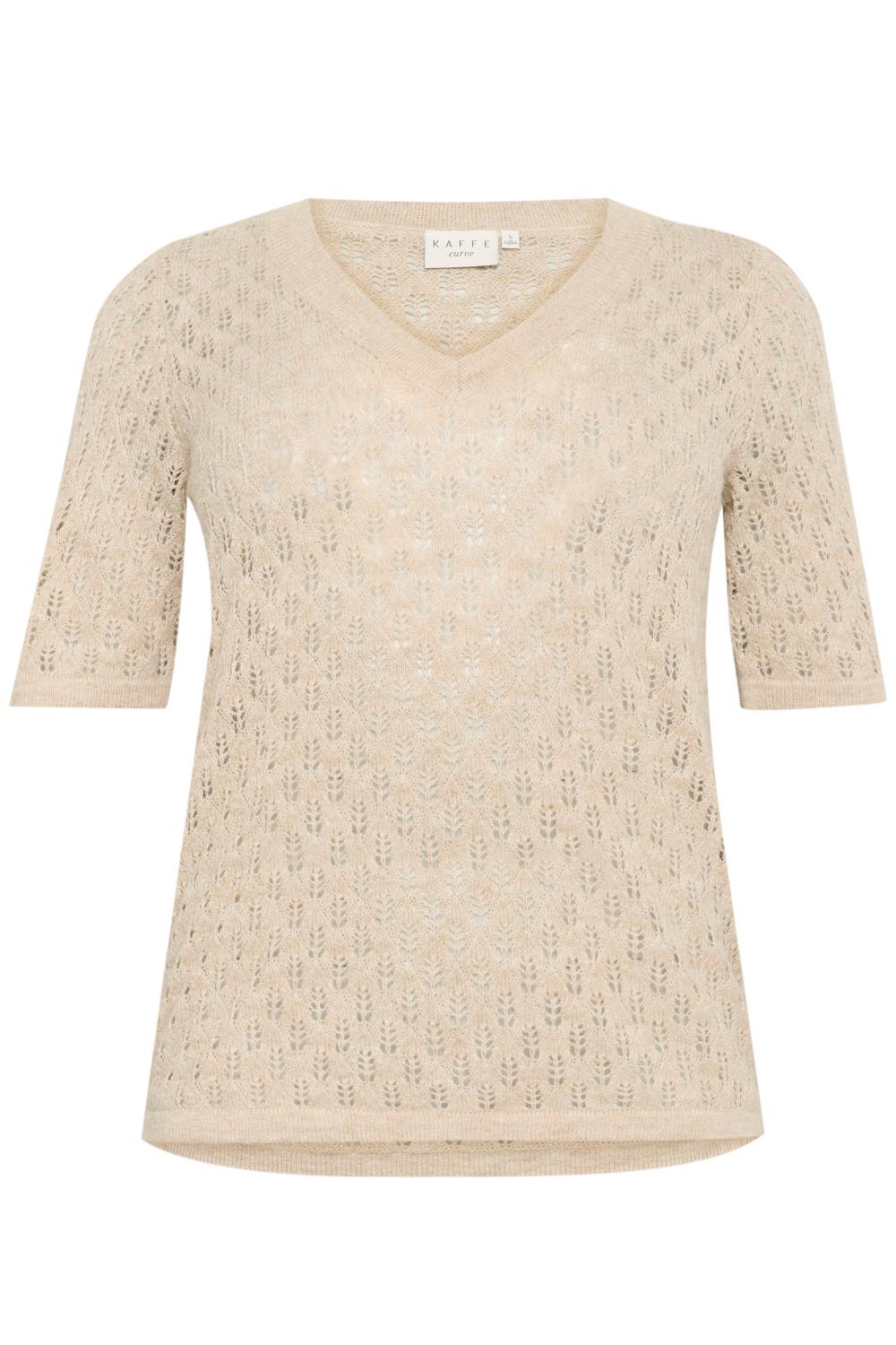 Kaffe Curve KCloura Pullover, beige